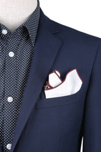 Load image into Gallery viewer, BUILD YOUR PACKAGE P-G: French Blue Slim Fit Suit (Package Includes 2 Pc Suit, Shirt, Necktie or Bow Tie, Matching Pocket Square)