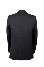 Load image into Gallery viewer, Black Slim Fit 2 Pc Suit