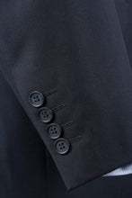 Load image into Gallery viewer, BUILD YOUR PACKAGE: Navy Slim Fit Suit (Package Includes 2 Pc Suit, Shirt, Necktie or Bow Tie & Matching Pocket Square)