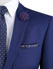 Load image into Gallery viewer, Royal Blue Slim Fit 2 Pc Suit