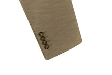 Load image into Gallery viewer, BUILD YOUR PACKAGE: Beige Slim Fit Suit (Package Includes 2 Pc Suit, Shirt, Necktie or Bow Tie, Matching Pocket Square, & Shoes)