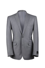 Load image into Gallery viewer, BUILD YOUR PACKAGE: Light Grey Slim Fit Suit (Package Includes 2 Pc Suit, Shirt, Necktie or Bow Tie & Matching Pocket Square)