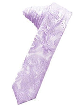 Load image into Gallery viewer, Sage Tapestry Satin Skinny Necktie