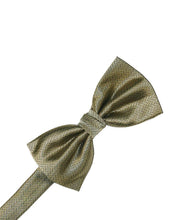 Load image into Gallery viewer, Ivory Herringbone Bow Tie