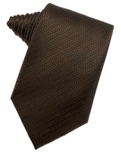 Load image into Gallery viewer, Peach Herringbone Necktie
