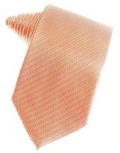 Load image into Gallery viewer, Peach Herringbone Necktie