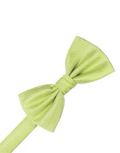 Load image into Gallery viewer, Ivory Herringbone Bow Tie