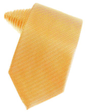 Load image into Gallery viewer, Peach Herringbone Necktie