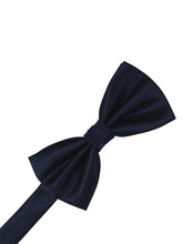Load image into Gallery viewer, Sapphire Herringbone Bow Tie