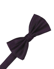 Load image into Gallery viewer, Ivory Herringbone Bow Tie