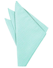 Load image into Gallery viewer, Jade Herringbone Pocket Square