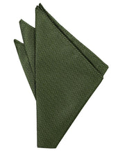 Load image into Gallery viewer, Tangerine Herringbone Pocket Square