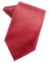 Load image into Gallery viewer, Fuchsia Herringbone Necktie