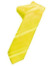 Load image into Gallery viewer, Jade Striped Satin Skinny Necktie