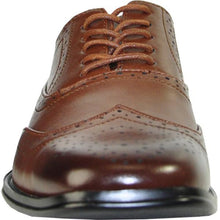 Load image into Gallery viewer, Mens Wingtip Oxford Dress Shoe