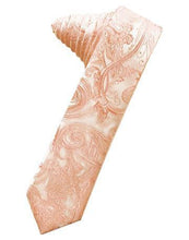 Load image into Gallery viewer, Willow Tapestry Satin Skinny Necktie
