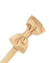 Load image into Gallery viewer, Gold Luxury Satin Bow Ties