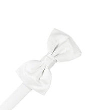 Load image into Gallery viewer, Ivory Luxury Satin Bow Ties