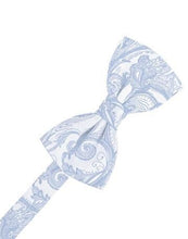 Load image into Gallery viewer, Silver Tapestry Bow Tie