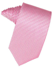 Load image into Gallery viewer, Coral Venetian Pin Dot Necktie