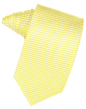 Load image into Gallery viewer, Ivory Venetian Pin Dot Necktie