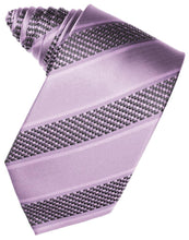 Load image into Gallery viewer, Autumn Venetian Pin Dot Striped Necktie
