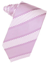 Load image into Gallery viewer, Turquoise Venetian Pin Dot Striped Necktie