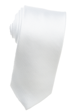 Load image into Gallery viewer, White Tone on Tone Necktie