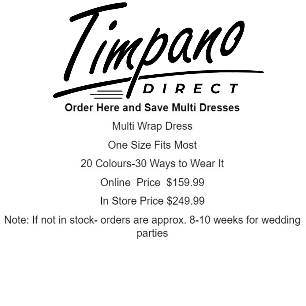Pre-Order Multi Wrap Dress