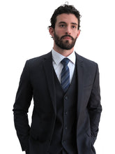 Load image into Gallery viewer, Gianni 4030 Charcoal - Modern 3 Piece Suit

