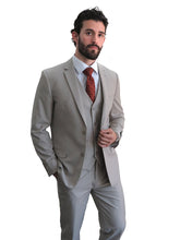Load image into Gallery viewer, Gianni 4030 Tan - Modern 3 Piece Suit
