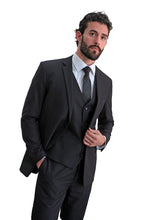 Load image into Gallery viewer, Gianni 4030 Black - Modern 3 Piece Suit
