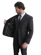 Load image into Gallery viewer, Gianni 4030 Black - Modern 3 Piece Suit
