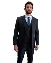 Load image into Gallery viewer, Gianni 4030 Charcoal - Modern 3 Piece Suit
