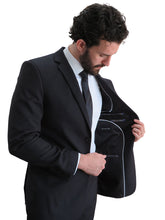 Load image into Gallery viewer, Gianni 4040 Black - Modern 2 Piece Suit
