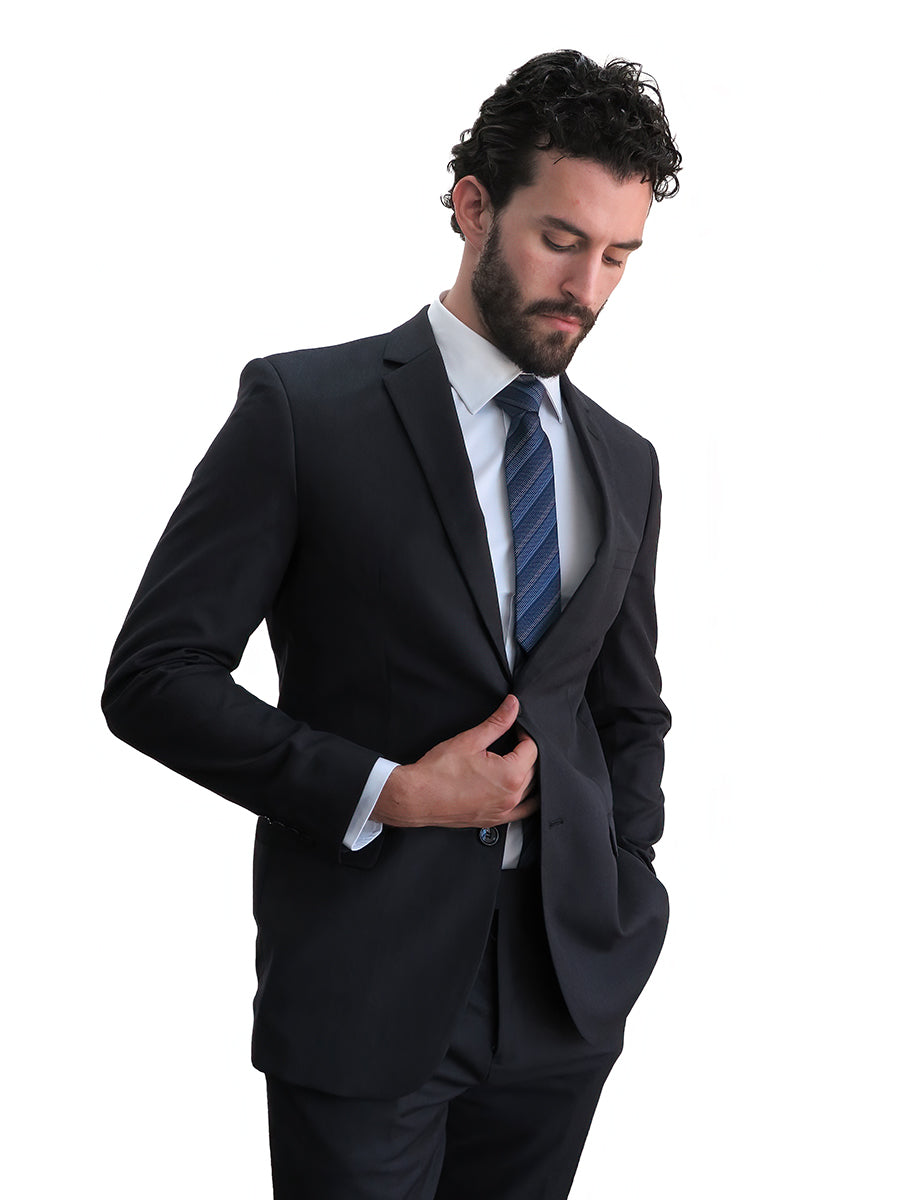 Gianni 4040 Charcoal - Modern 2 Piece Suit