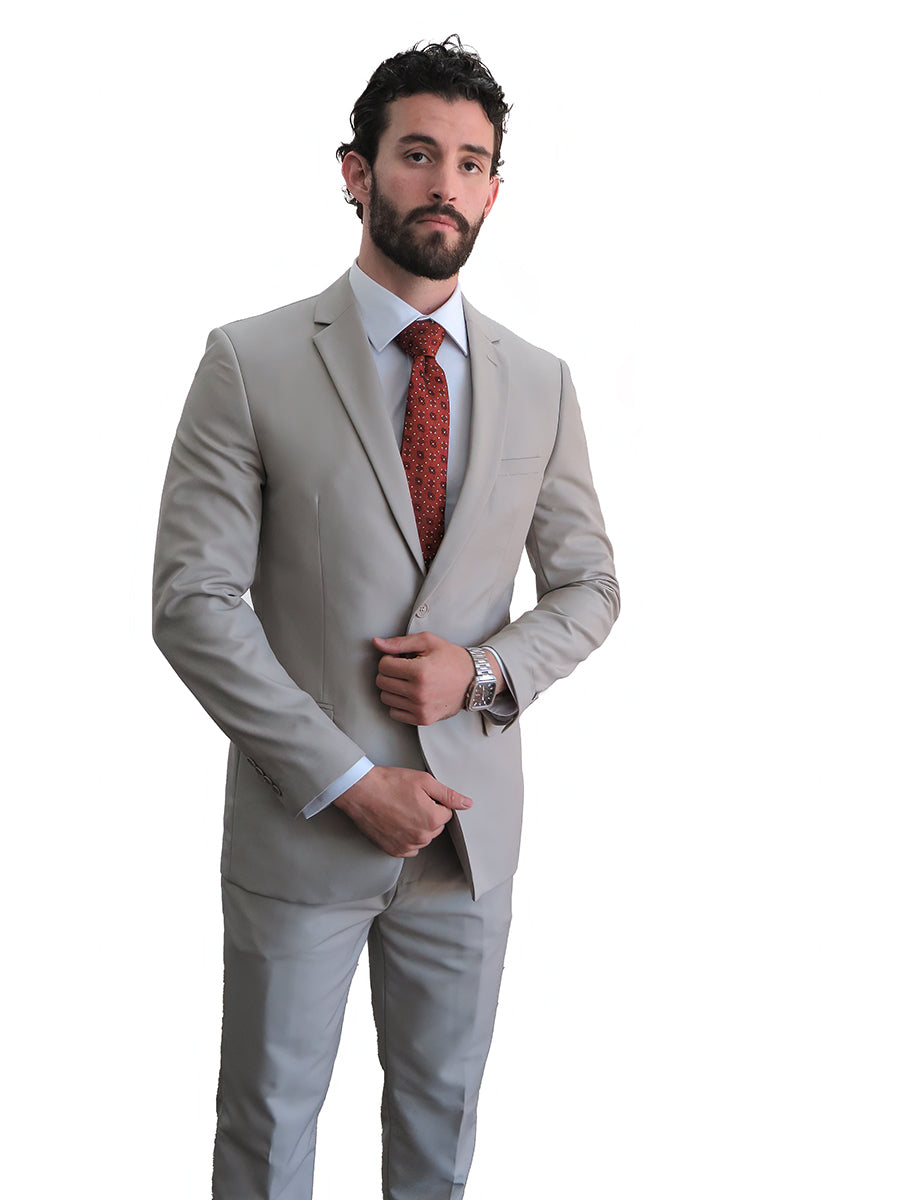 Gianni 4040 Tan Modern - 2 Piece Suit