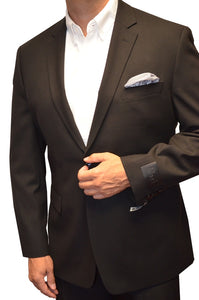 Black Modern Slim Fit 2 Piece Suit - 7041P