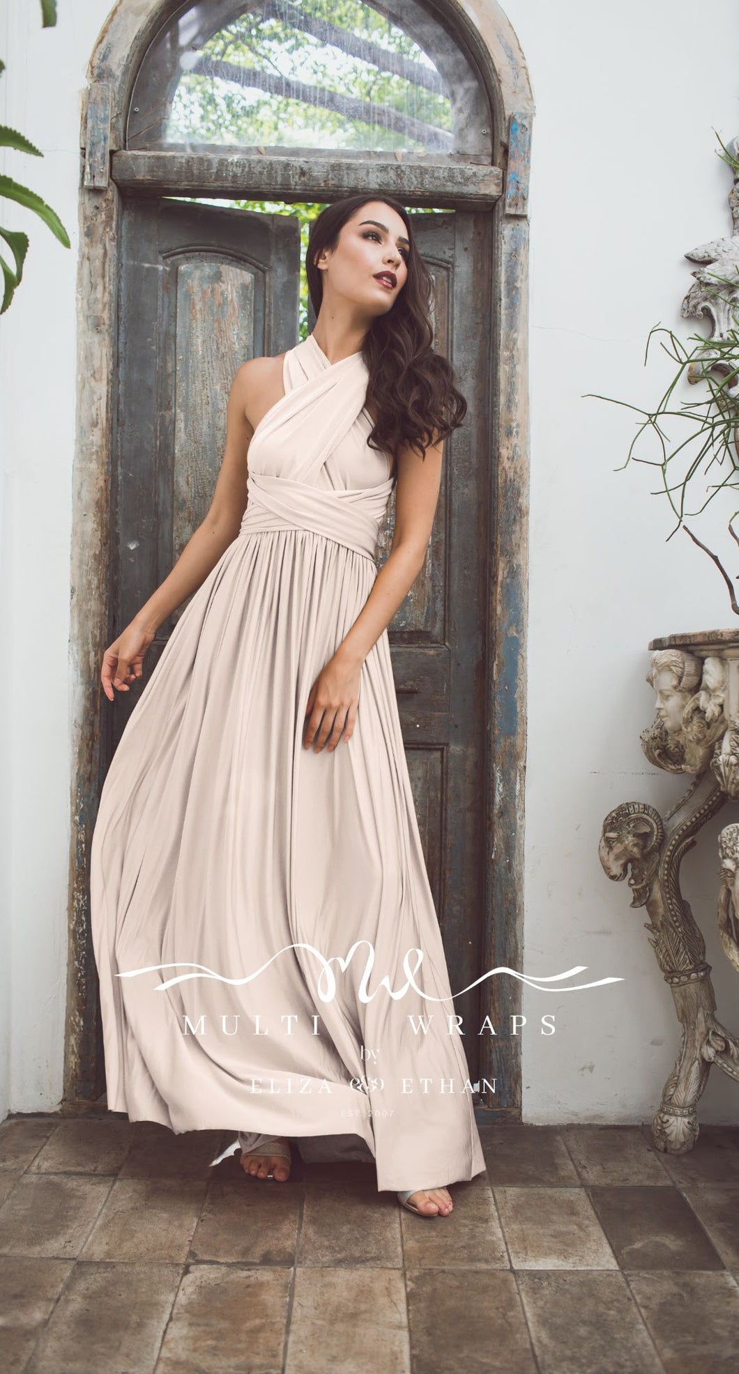 Wrap Dress - Champagne