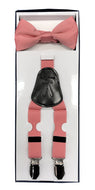 Boys Suspenders - Dusty Pink