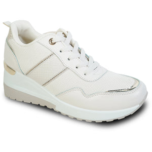 Women Fashion Sneaker MG3271 Wedge Platform with Removable Insole