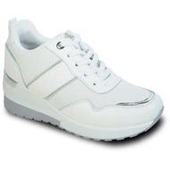 Women Fashion Sneaker MG3271 Wedge Platform with Removable Insole