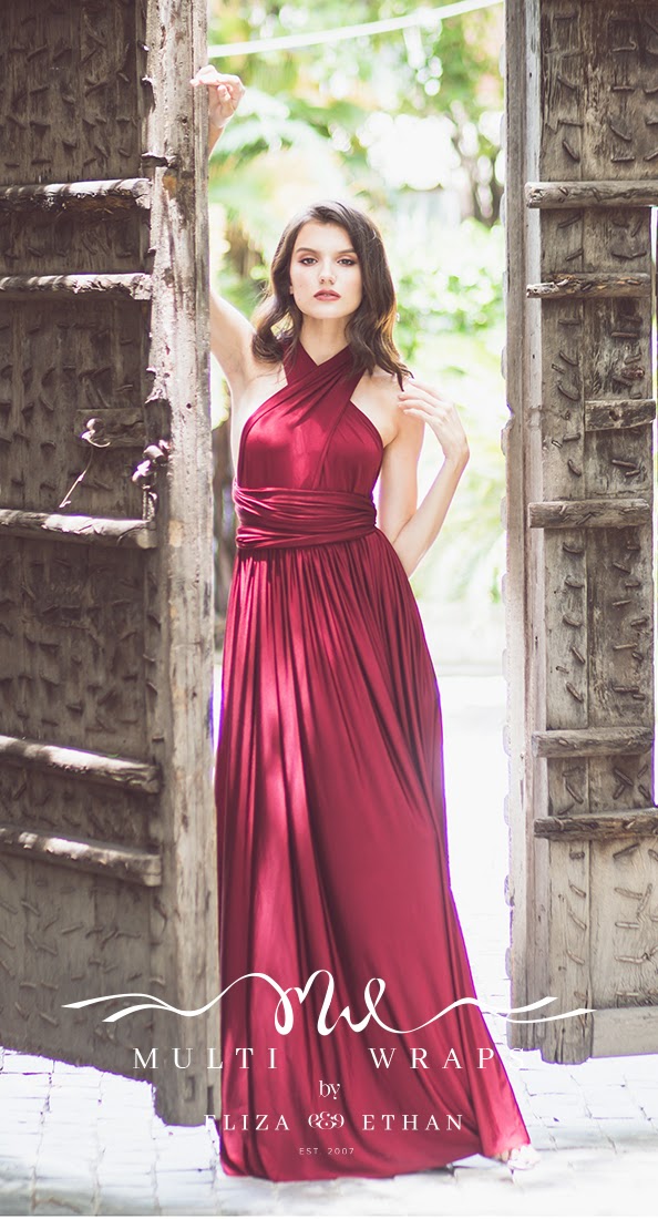 Wrap Dress - Mulberry