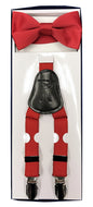 Boys Suspenders - Red