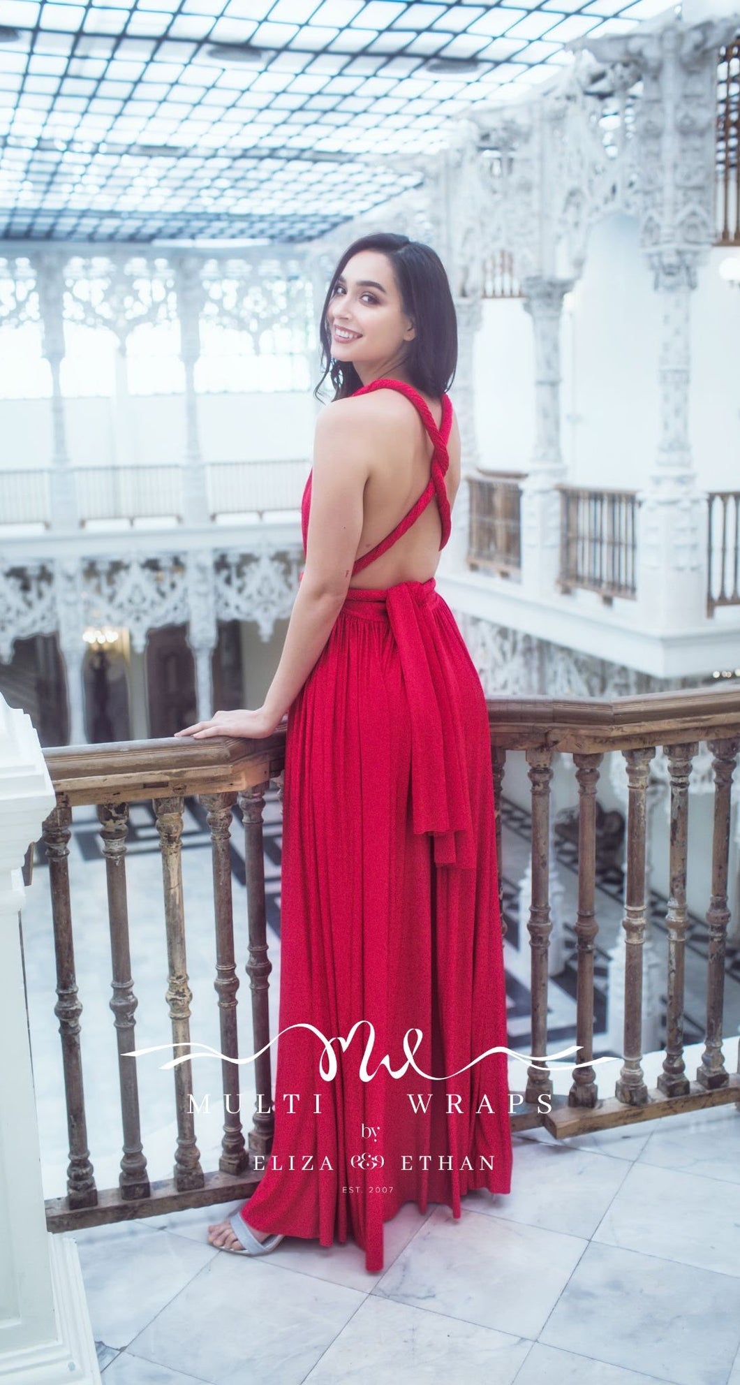 Wrap Dress - Ruby