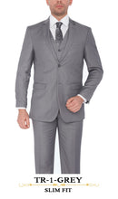 Load image into Gallery viewer, Gianni 4030 Grey - Modern 3 Piece Suit
