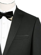 Black Tuxedo Style: 301-1 BTUX - 2 Piece Suit