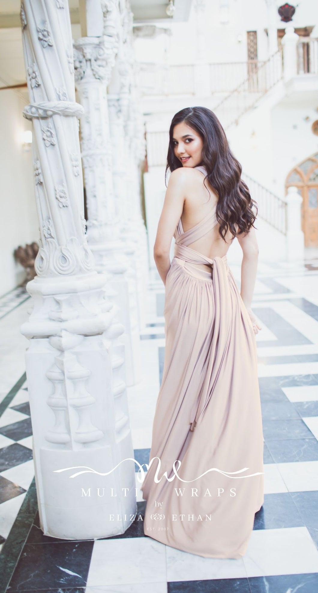 Wrap Dress - Rose Water