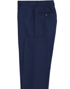 French Blue Slim Fit Suit Pant