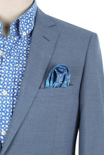 Load image into Gallery viewer, PREMIUM BUILD YOUR PACKAGE: Light Blue Slim Fit Suit (Package Includes 2 Pc Suit, Shirt, Necktie or Bow Tie, Matching Pocket Square
